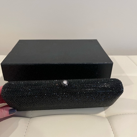 Black sequin evening bag - Picture 2 of 7